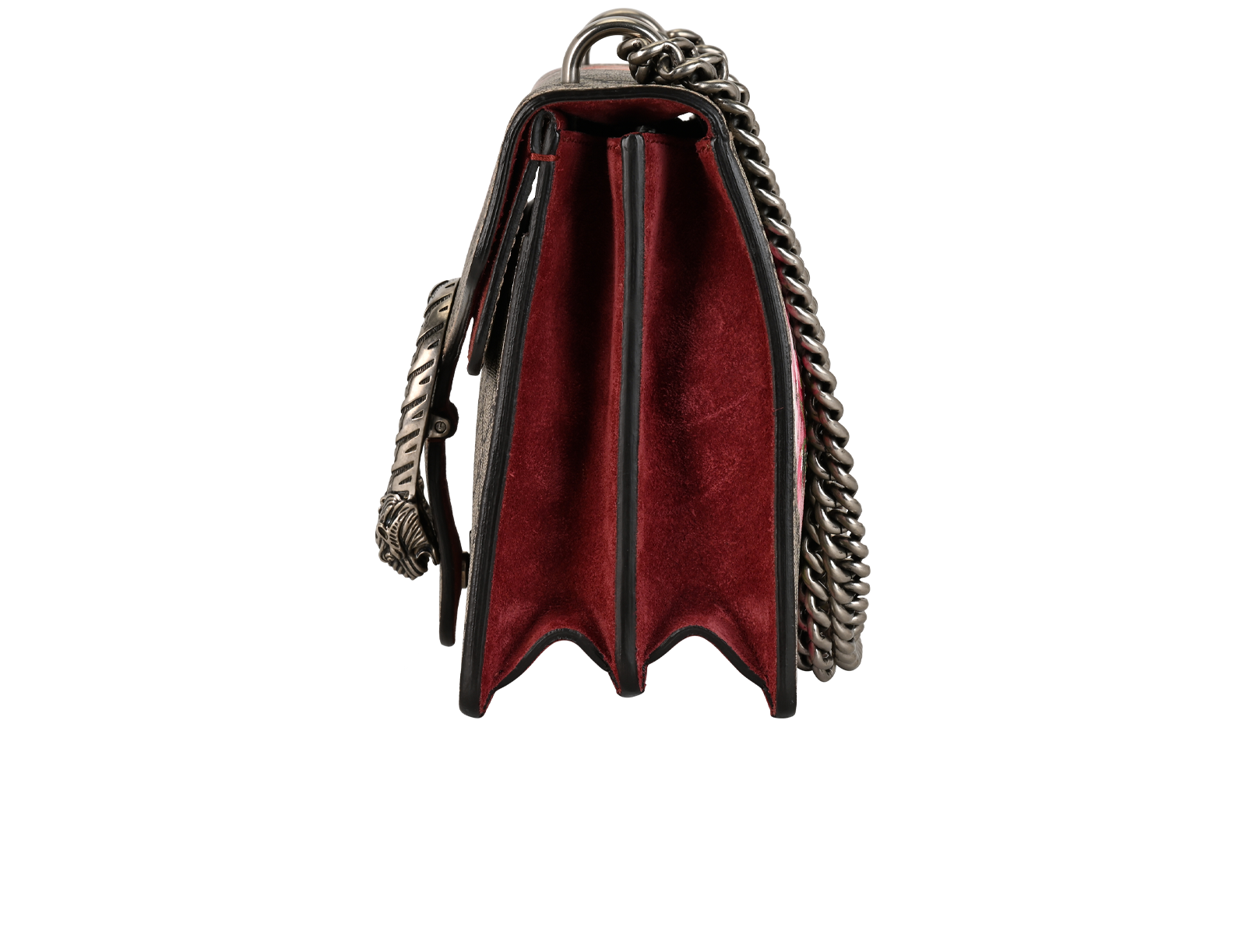 Medium Dionysus Blooms, &pound;795, Handbags, Beige/Pink, Canvas, Bottom view